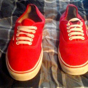 Classic red Vans size 11